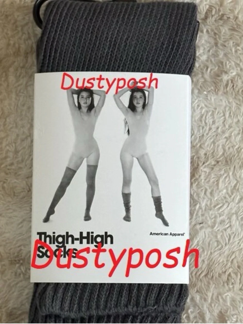 American Apparel Thigh High Over The Knee Socks Vintage Deadstock Y2K Old School